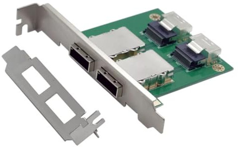 Scheda adattatore PCI, scheda adattatore femmina SFF-8087 a 2 porte mini scheda SAS