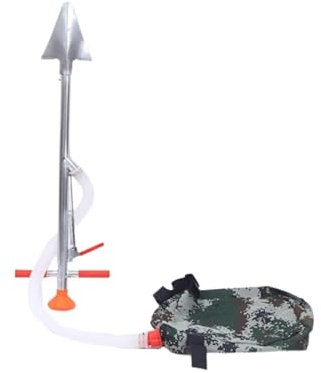 JKELPV Semillas Dispensador Esparcidor de Fertilizantes Sembradora de Frijoles de Hierro con Bolsa Tipo Mochila Aplicador Manual de Fertilizante granulado Multifuncionales Plantador(with Backpack)