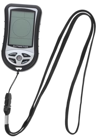 BESTonZON Dispositivo Barometrico Portatile Elettronica Misuratore Meteorologico Per Escursioni e Attività All Sensore Pressione e Temperatura Per Auto e