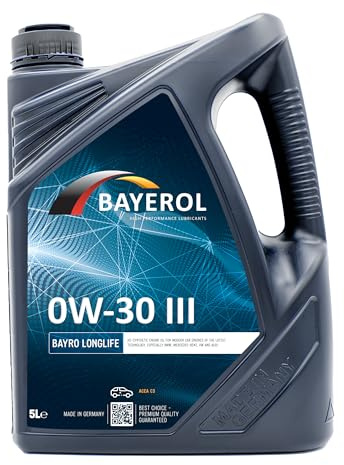 BAYEROL LONGLIFE 0W-30 III, 5L, Motoröl, Made in Germany