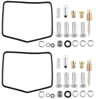 HZBHD Kit De Réparation Carburateur Moto pour K&awasaki KZ440 1980-1983 Kits De Réparation De Carburateur, Joint Pointeau Flotteur De Rechange Carburateurs Réparation Kit