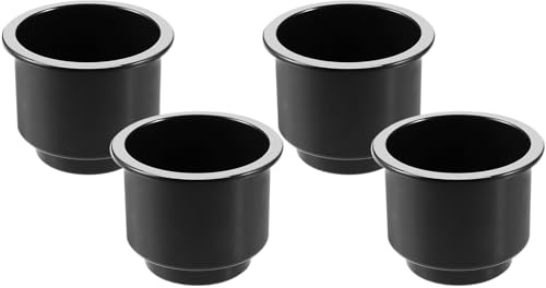 Alipis 4 Piezas Portavasos para Barco y Autocaravana Soporte Plástico Antideslizante para Bebidas Diseño Elegante y Minimalista Compatible con Yates Coches y Kayaks