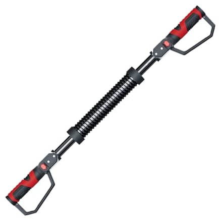 Barra Power Twister Per Uomini - Attrezzatura Per Esercizi Con Resistenza Regolabile | Equipaggiamento Per Allenamento Braccia,Per Fidanzati E Mariti Appassionati Di Fitness Casa Palestra Ufficio