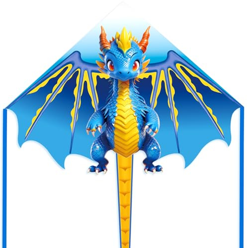 Flying Hoofer Cerf-volant dragon pour enfants et adultes