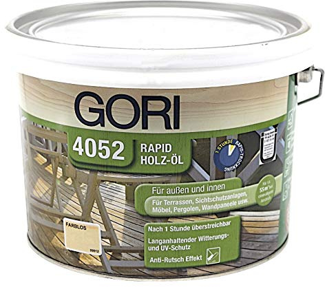 Gori 4052 Rapid Holzöl 9900 Farblos, 2,50 Liter