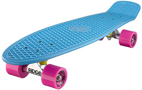 Ridge PB-27-Blue-Pink Skateboard, Blue/Pink, 69 cm