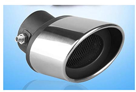 1pcs Silver Stainless Steel Exhaust Tail Rear Muffler Tip Tailpipe Trim For Honda HR-V HRV 2015 2016 2017 2018 2019 2020 2021
