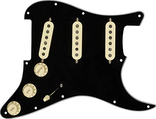 Fender® »Texas Special« Pre-Wired Stratocaster® Pickguard - Set di battipenna - Texas Special - S/S/S - Nero