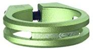 SixPack Racing Kamikaze Sattelklemme für Mountainbike, Erwachsene, Unisex, Electric Green, Einheitsgröße