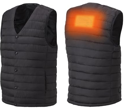 Iris Ohyama, Heated vest/jacket, L, men, 4 heating levels from 38 to 53° C, Light & thin for great comfort outdoor activities
