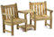 BrackenStyle Companion Bench Jack and Jill Love Seat - 2 Person Outdoor Garden Patio Chair with Parasol Hole & Table - Durable Dip Treated Pine Wood - FSC®