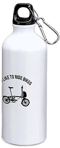 K KRUSKIS - Bidon 800 ml Ciclismo I Like to Ride Bikes