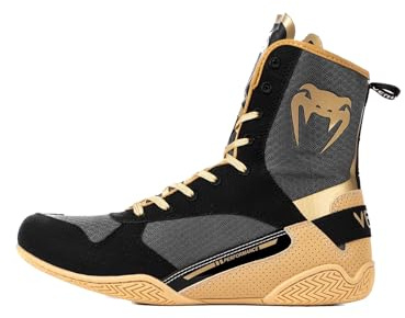 Venum Elite Boxing Shoes - Black/Beige