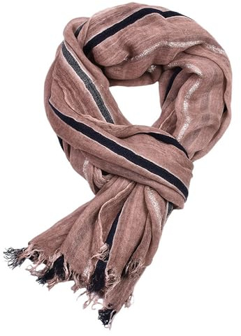 MEISHINE 190 x 90 cm Autunno Inverno Uomo Lungo Moda Sciarpa Calda Sciarpa Collo Scialle Foulard con nappe, Rosa, 190*90cm