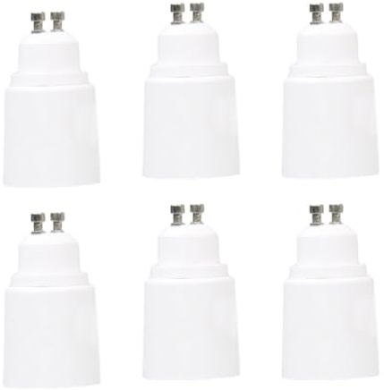 lmoikesz 6 stücke Robust Und Langlebig GU10 Auf E27 Lampe Basis Adapter Adapter Konverter Für Licht Lampe Glühbirne Licht Lampe Birne Adapter