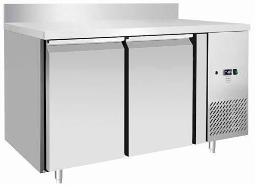 METRO Professional Tiefkühltisch, Edelstahl, 215 L, 2 Türen