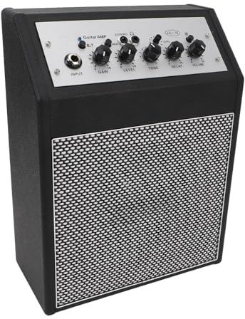Mini Amplificador de Guitarra, Amplificador de Guitarra Eléctrica con Control de Volumen de 15 W para Practicar