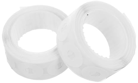 Protectores de Agujeros Adhesivos Redondos 500 Pcs Pvc Blanco