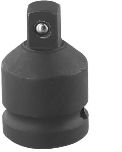 PFXNGMS Jeu d'adaptateurs de Douilles en Acier chromé 1/4, 3/8, 1/2, 3/4, convertisseur de clé pneumatique, Joints d'entraînement à cliquet, Noir