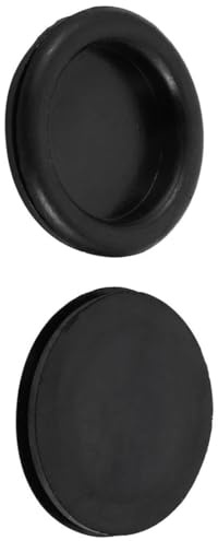 ROWORKX 50mm Rubber Blanking Grommets, 2Pcs Black Round Rubber Hole Plugs & Cable Protectors for Wiring, Automotive, Marine, Plumbing & Electrical Applications