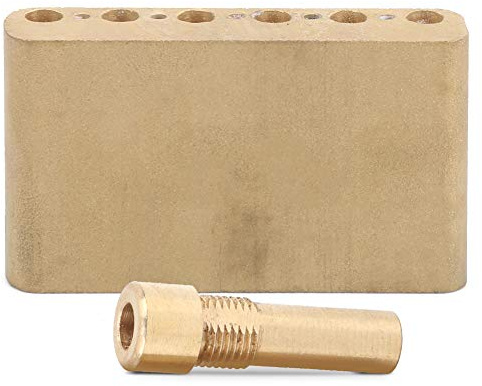 Blocco Tremolo per Chitarra in Ottone, Tremolo con Leva Whammy, Accessorio per Chitarra di Alta Qualità, Facile da Installare e Rimuovere, Pezzo di Ricambio Durevole per Ch