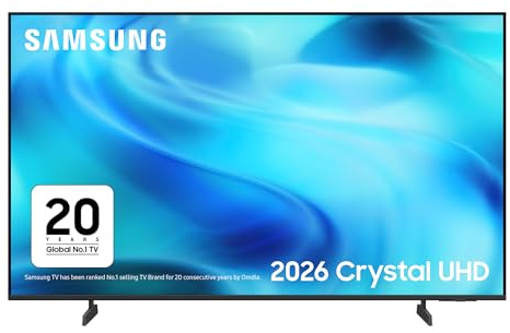 Samsung Smart TV 55-Inch U8000H Crystal UHD 4K TV, HDR10+, Motion Xcelerator, Dynamic Sound Pack, Gaming Hub, Knox Security, Vision AI Companion [2026]
