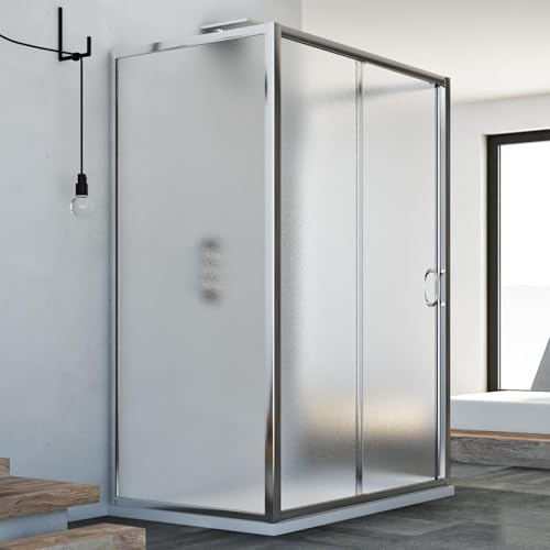 Box Doccia 3 lati 70x120x70 CM H185 stampato C mod. Replay Trio 1 Anta