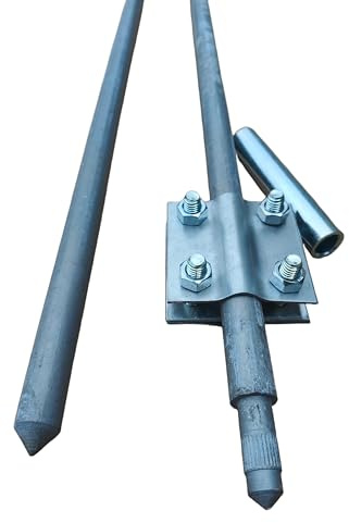 Tiefenerder Erder Erdung SET 3m 2x1500mm Ø16 feuerverzinkt HAMMER PREIS (Ø16 SET 3,0m 2x1500mm)