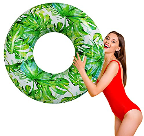Inflatable Swim Ring, adults pool float, Pool Float Loungers Tube, Water Fun Beach Party Toys for Adults