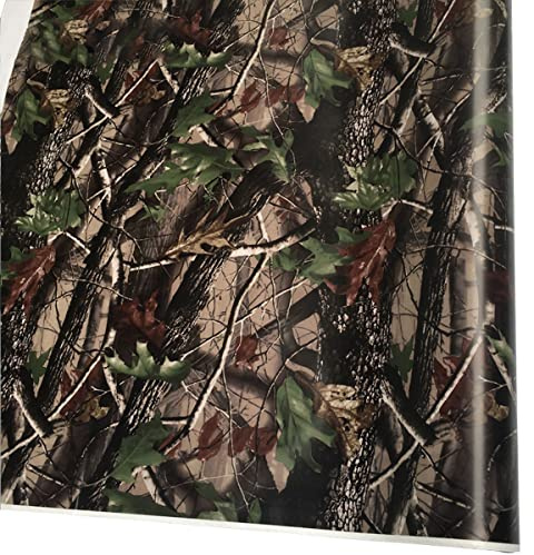 Cozylkx Selbstklebende Autofolie Vinyl Baum Tarnfolie Luftblasenfrei Kohlefaserfolie Für Autos Motorräder Laptops,40cm×150cm