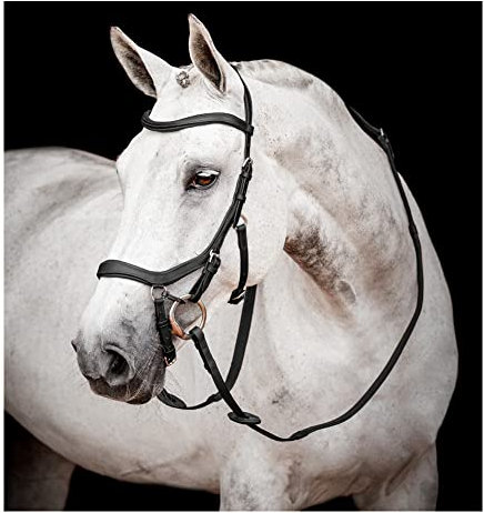 Horseware Ireland Unisex-Erwachsene Micklem Zaumzeug Zügel, Schwarz