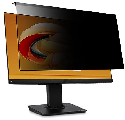 PRUJOY Filtre d'écran de confidentialité pour Ordinateur 24 Protecteur d'écran de confidentialité Suspendu Compatible avec Le Moniteur d'ordinateur à écran Large (24 inch 16: 10)