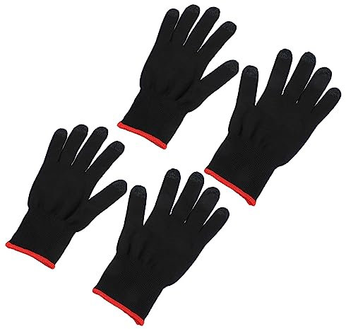 Uonlytech 2paare Touch-handschuhe Für Gaming Mit Anti-schweiß-funktion Hoher Dichte Und Winddichtigkeit Einfach Zu Bedienen Mit Daumen Und Zeigefinger Bequem Für Telefonate Und Handy-spiele