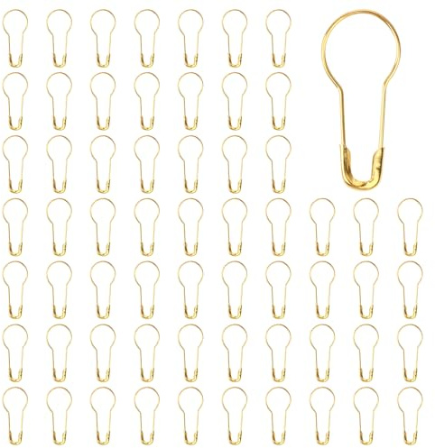 600 st guldsäkerhetsnålar - små metallkulstift för gör-det-själv-hantverk och hemtillbehör (2,1 cm)