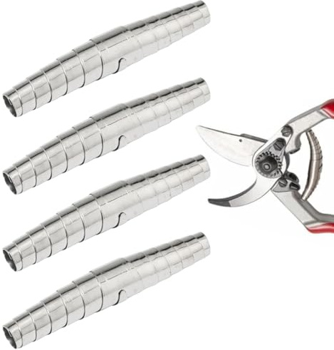QEQSHQO 4Pcs Ersatzfeder für Gartenschere, Edelstahl, Gartenscherenfedern, Zubehör für Baum Blumen Scheren, Ersatzteile, Gartengeräte (6cm)