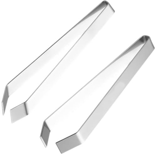 KOLZEMV 2pcs Pinzette per Lische di Pesce, pinzetta, pinze cucina, pinza cucina, pinza pesca, Fish Bone Pinzette Pinzette in Acciaio Inox per La Rimozione di Ossa di Pesce