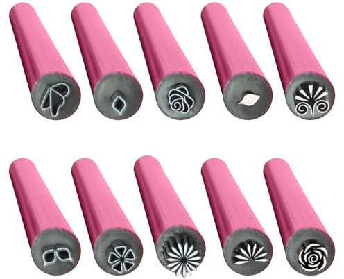 10 Stück Nail Arts Stempel Stift, Nail Stamp Pen, Nagelstift Nagelstempel Set, Nagel Stempel Nageldesign, Stempelstifte Nail Arts Set, Nail Stamper Tool Für Frauen Mädchen