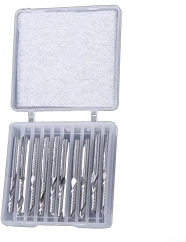 CNC Router Drill Bits, 1/8in Single Fluted Carbide Routers, Spiral Flat Nose End Mill, For Engraving, Cutting, CNC Machining Processes