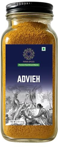 Pipar Spices Advieh - Persian Spice Blend, Glass Bottle, 2 oz (57g) Pack | Hand-Stone Ground Spices