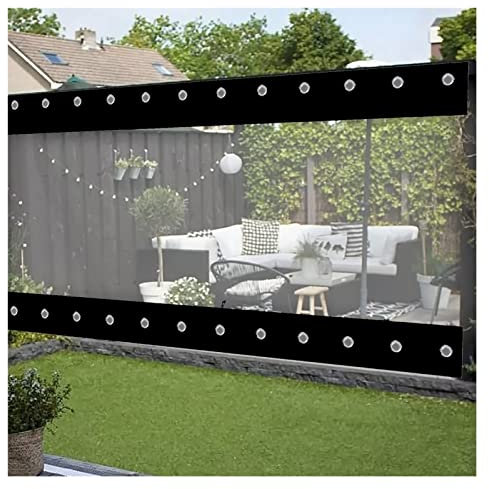 Bâche imperméable transparente pour pavillons, terrasses, serres, housse durable et résistante (1,6 x 2,5 m)