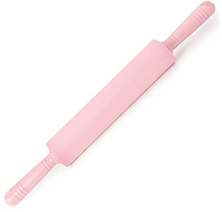 YUOIUX Mattarello in silicone per uso alimentare con mattarello per fondente e ravioli, strumenti da forno