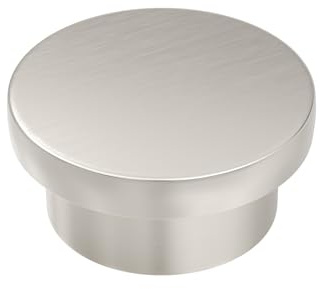 LONTAN 20 Cabinet Knobs Kitchen Cupboard Knobs Matte Nickel Drawer Pulls for Kitchen Wardrobe Zine Alloy