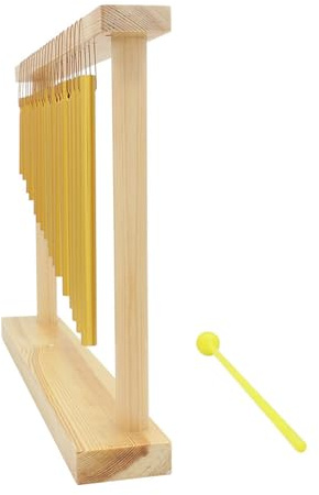 20 Tube Winds Chimes Instrument Professional Musical Winds Wood Texture For Clear Melodics Resonance Aluminum Alloy Wind Percussion