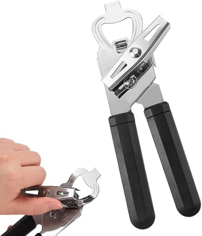 Abrelatas Manual - Abrebotellas De Acero Inoxidable Para Cerveza - Dispositivo de Apertura de Tarros | Para Cocina Seniors Mujeres Hombres Casa Soda Bebida Cerveza Bebidas