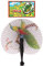 12 Folding Paper Fans - Pretty Chinese Designs - Girls Party Loot Bag Filler