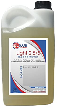 DLLUB - HUILE DE FOURCHE FORK LIGHT 2.5/5-2 litres