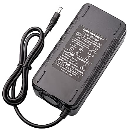 54.6V 3Amp Electric Bike Battery Charger 3A For 13Series 48V Lithium Battery Pack Electric Scooter Charger 150Watts Fast Charging With 3 Pin XLR Connector (Black DC 5.5)