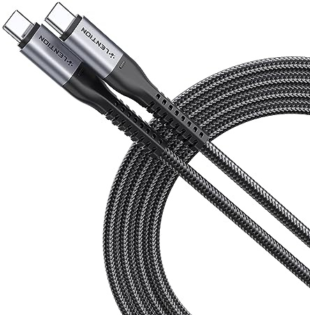 LENTION Cavo da USB C a USB C 1M 60W, 20V/3A Cavo a Ricarica Rapida Compatibile con MacBook Pro 2024-2016, Mac Air 2024-2018, Nuovo iPad Pro, Surface (CB-CCT-60W1M, Grigio Spaziale)