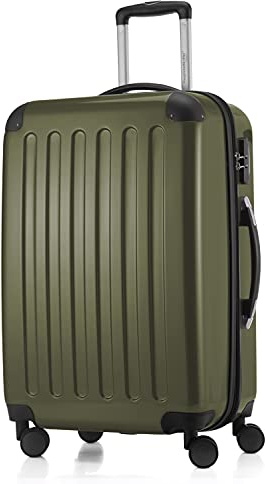 Hauptstadtkoffer Alex - Erweiterbarer Hartschalenkoffer 65 cm (74 L) mit Zahlenschloss - robuster Trolley-Reisekoffer mit 4 Doppelrollen, Avocado | ABS/PC-Hartschale · Zahlenschloss · Erweiterbar · 4 Rollen · Austauschbare Ersatzteile · Aufgabegepäck · Urlaub · 1-2 Wochen
