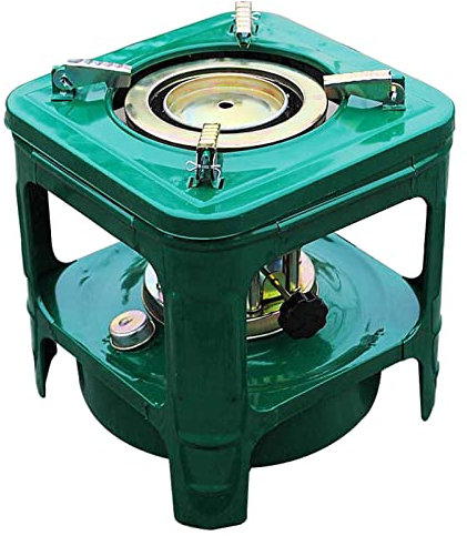 Poele au Kérosène, Portable Poêle à Pétrole Alcool Kérosène Diesel, 8 Mèches Camping Rechaud Chauffages pour Randonnée Barbecue Pêche Sur la Glace, Mini Brûleur Réchaud de Kérosène (Colo